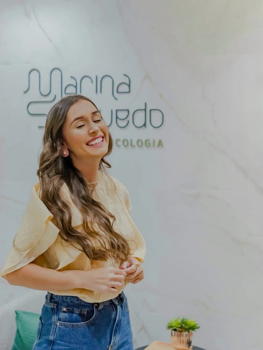 Marina Sanguedo sorrindo